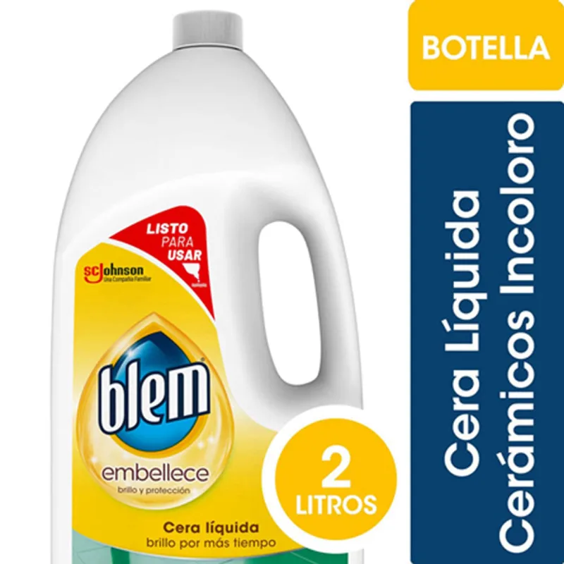 Cera para Pisos Cerámicos Incoloro 2000 Ml Blem