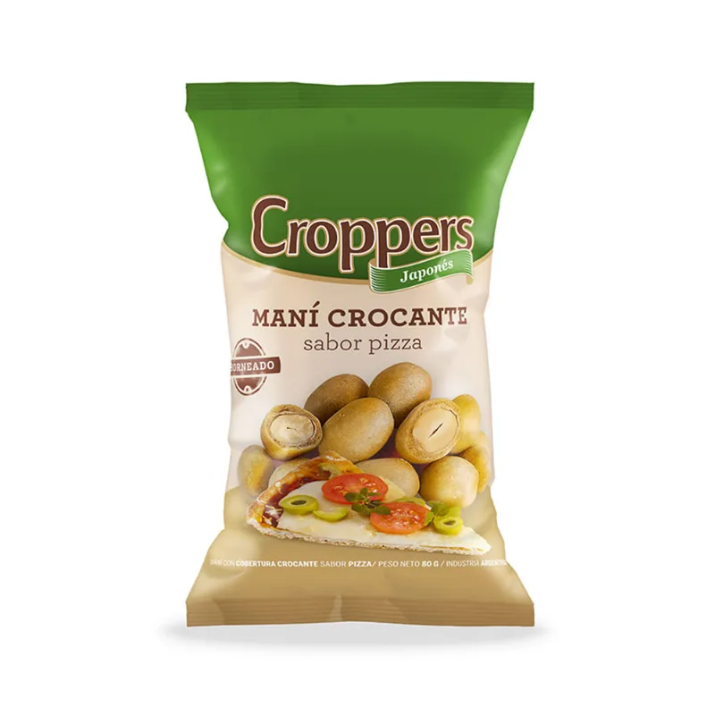 Mani Japones Croppers Sabor Pizza 80 Gr
