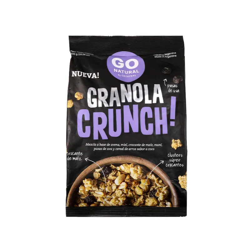 Granola Crunch Go Natural X300g