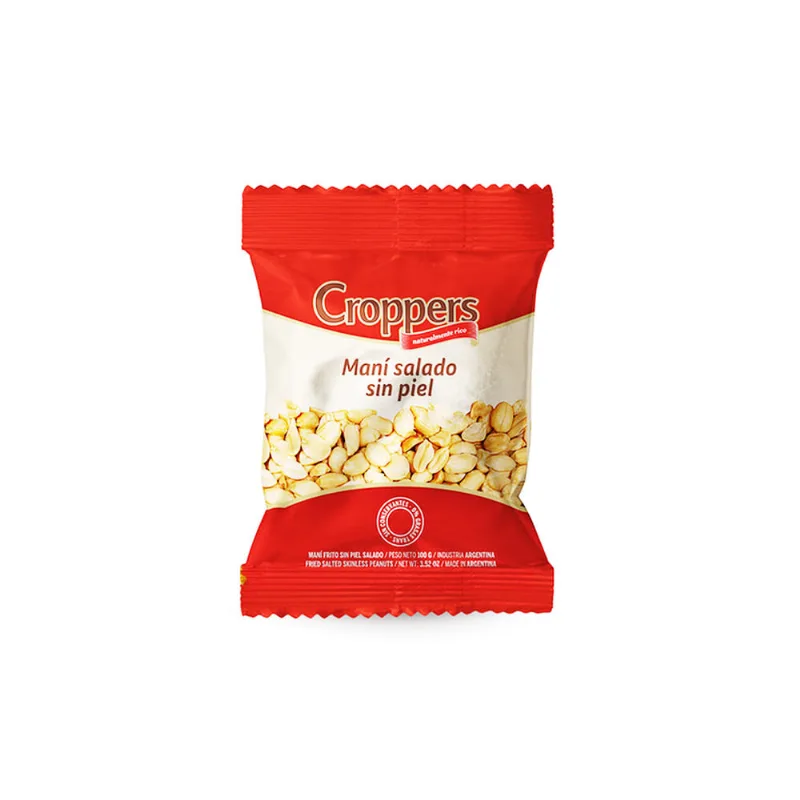 Mani Salado Croppers Sin Piel 100g