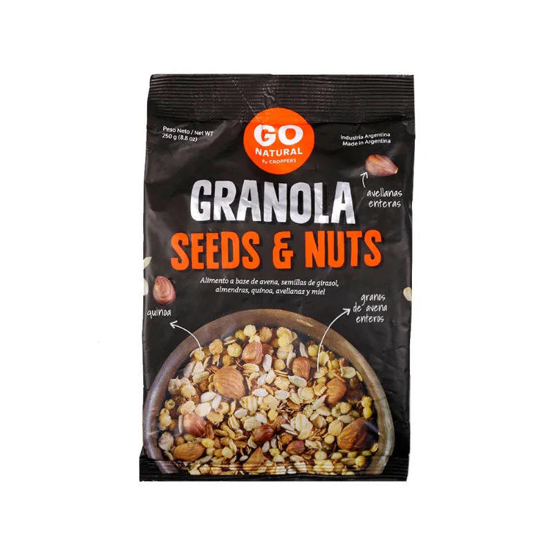 Granola Go Natural Seeds 250g