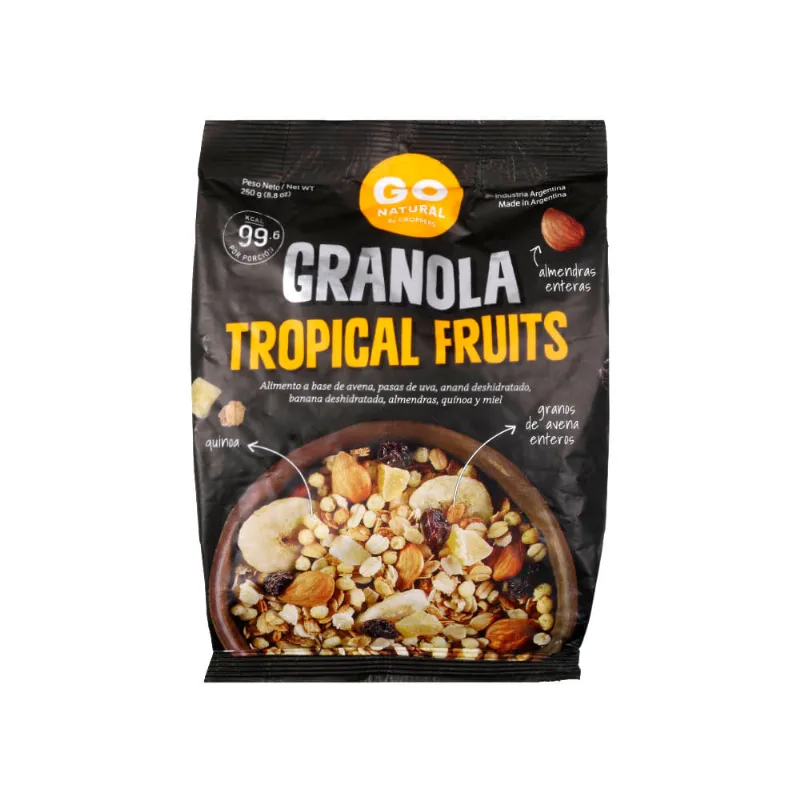 Granola Go Natural Tropical 250g