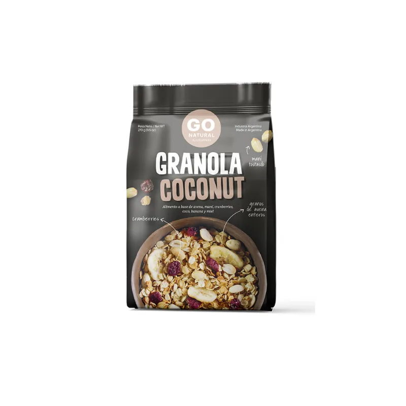 Granola Go Natural Coconut Flow Pack X270g