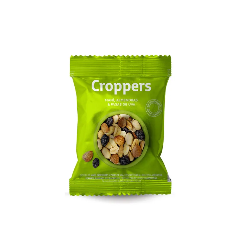Mix Croppers Mani Almendras Pasas 80g