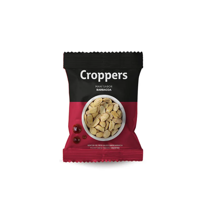Mani Barbacoa Croppers 80 Gr Mani Croppers Barbacoa X 80 Grs