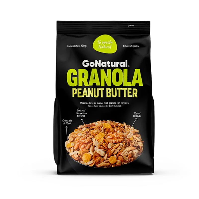 Granola Sabor Peanut Butter 290 Grs Go Natural