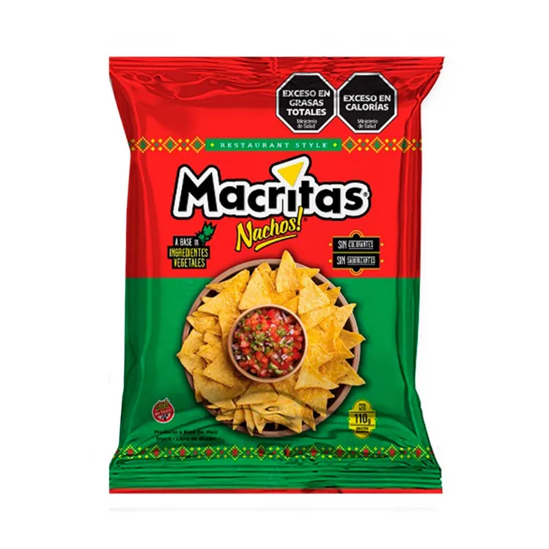 Nachos Restaurant Style 110 Grs Macritas