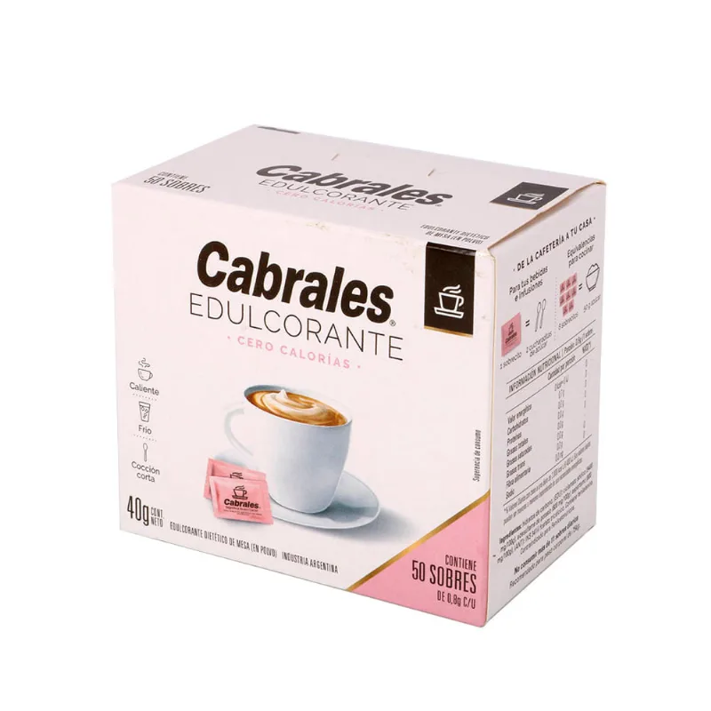 Edulcorante Cabrales Sobres X40gr