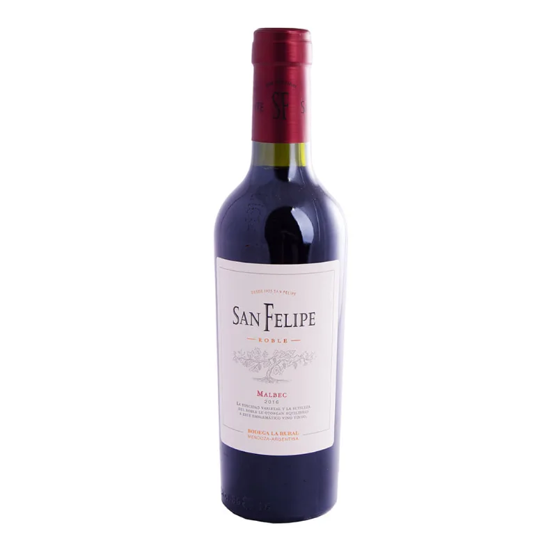 Vino Tinto Malbec Roble 375 Cc San Felipe