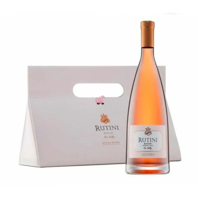 Estuche vino rose Rutini de malbec 750 cc.