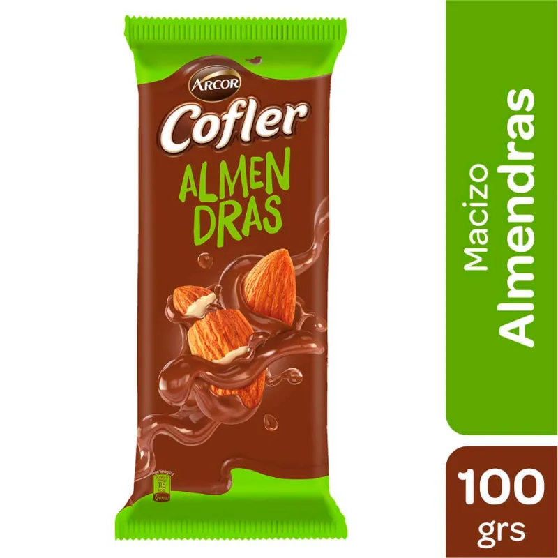 Chocolate Con Almendras Cofler 100 Gr