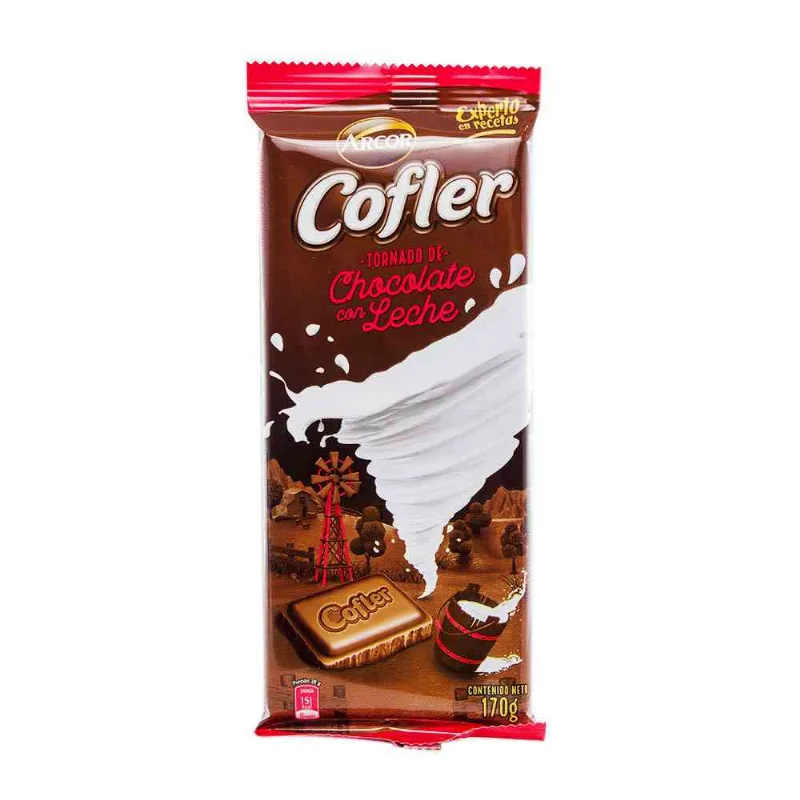 Chocolate Cofler Con Leche 170 Gr