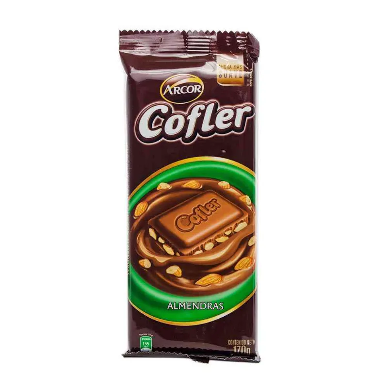 Chocolate Cofler Con Almendras 170 Gr