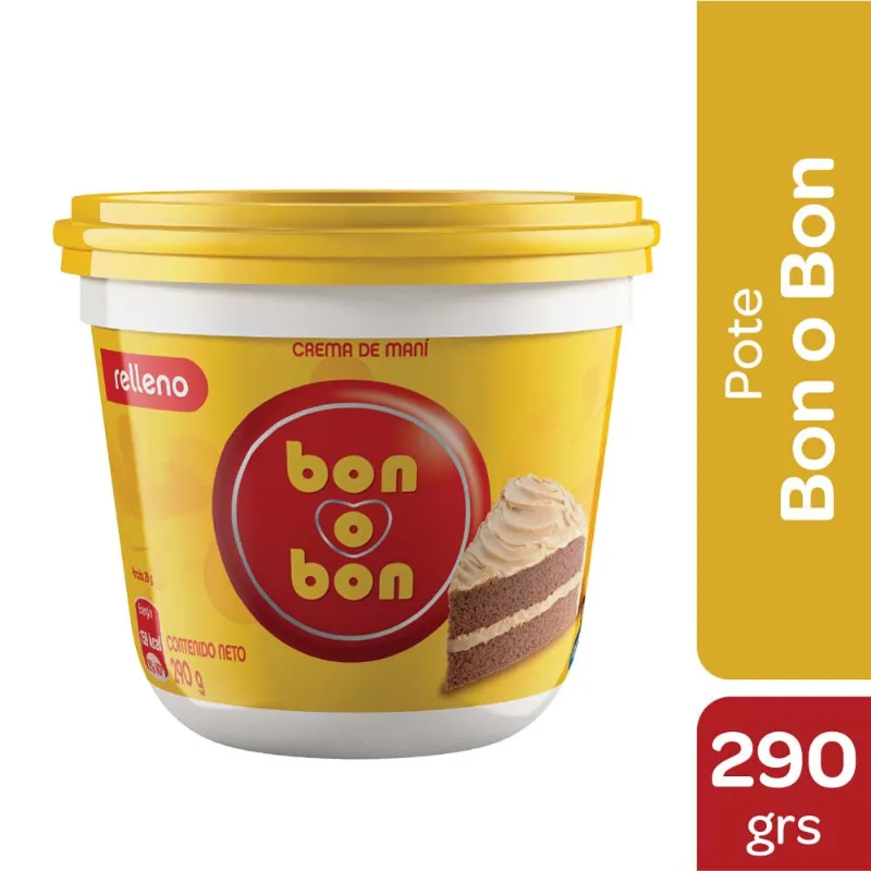Pasta De Maní Bon O Bon 290 Gr