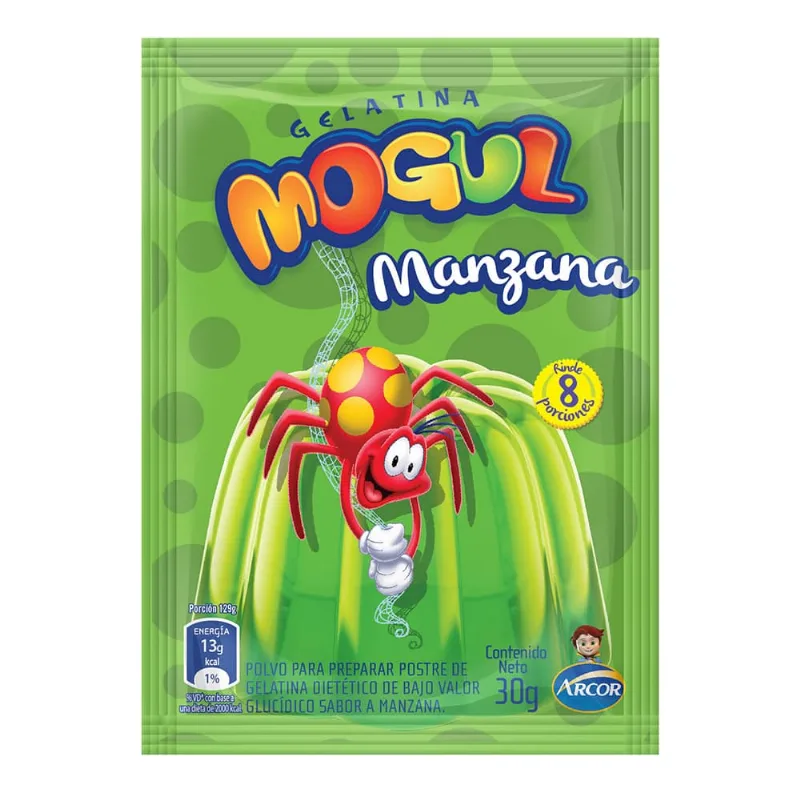 Gelatina Mogul Manzana 30 Gr