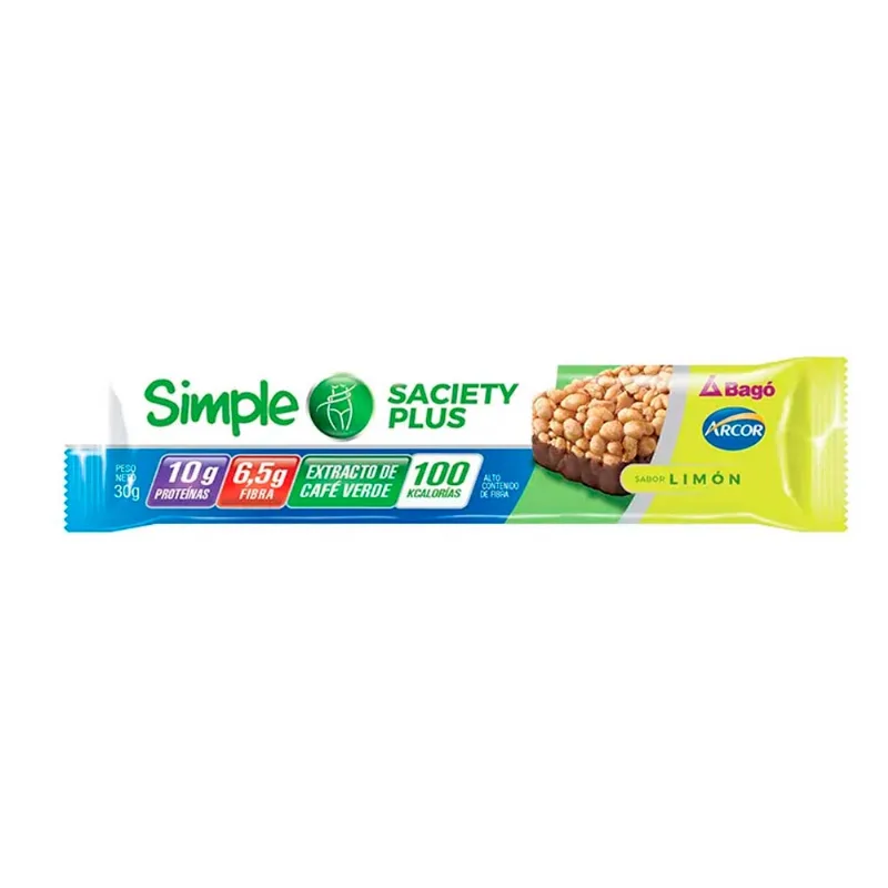 Barra Proteica Simple Limon 30gr