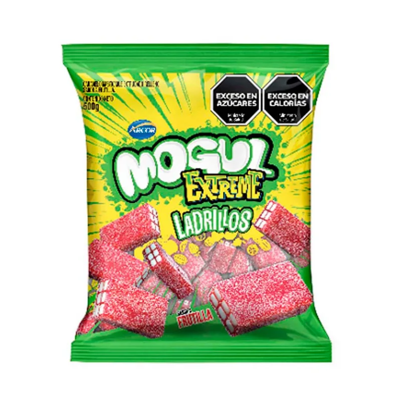 Gomitas Mogul Ladrillos Frutilla X500g