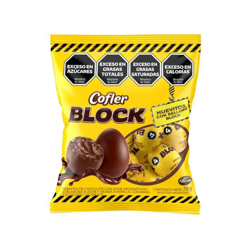 Huevito Block X 7,8 Grs Cofler