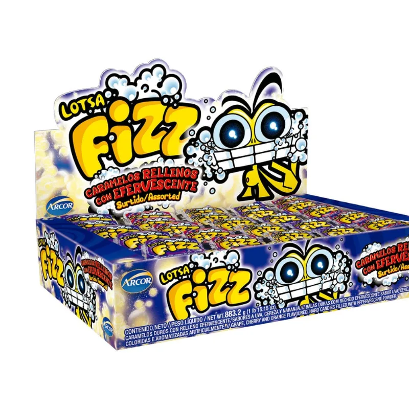 Caramelos ácidos Fizz 48 5 g.
