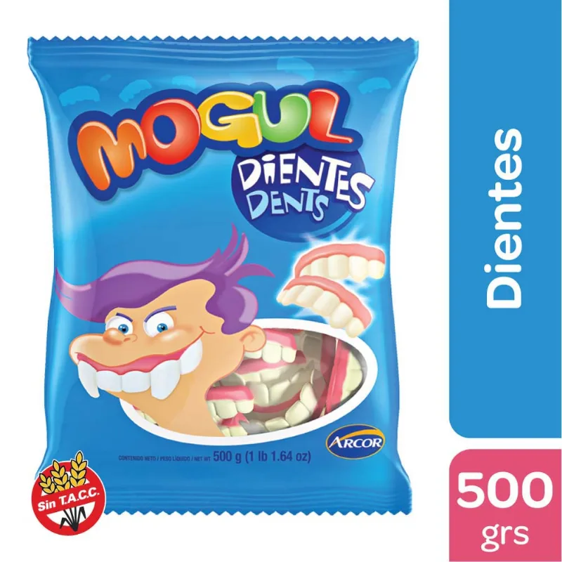 Gomitas Mogul Dientes 500 Gr
