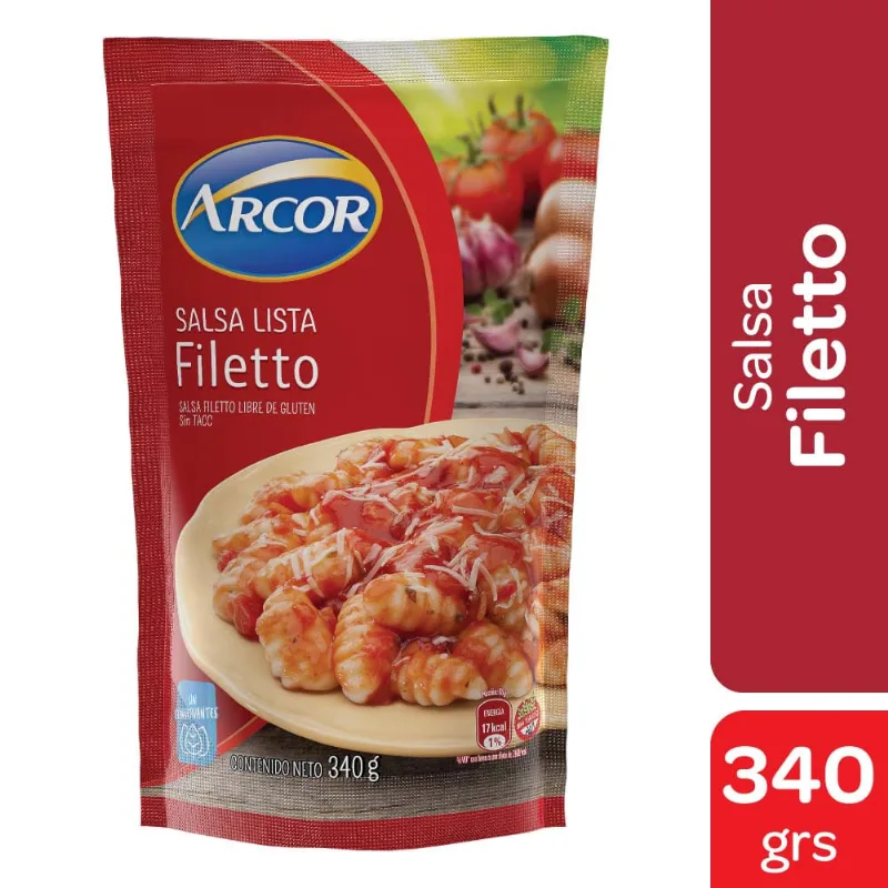 Salsa Arcor Filetto X340gr Salsa Filetto Arcor 340 Gr