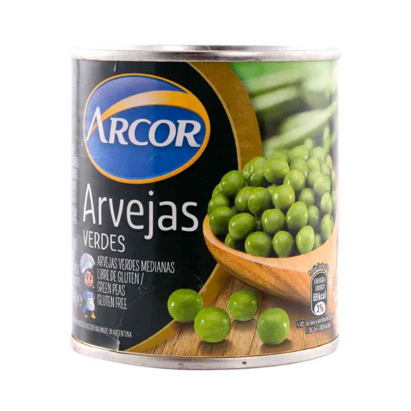 Arvejas Verdes Arcor 203g Arvejas Verdes Arcor 320 Gr