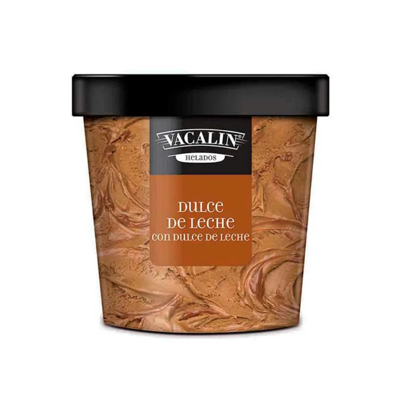 Pote Helado Dulce De Leche Con Dulce De Leche