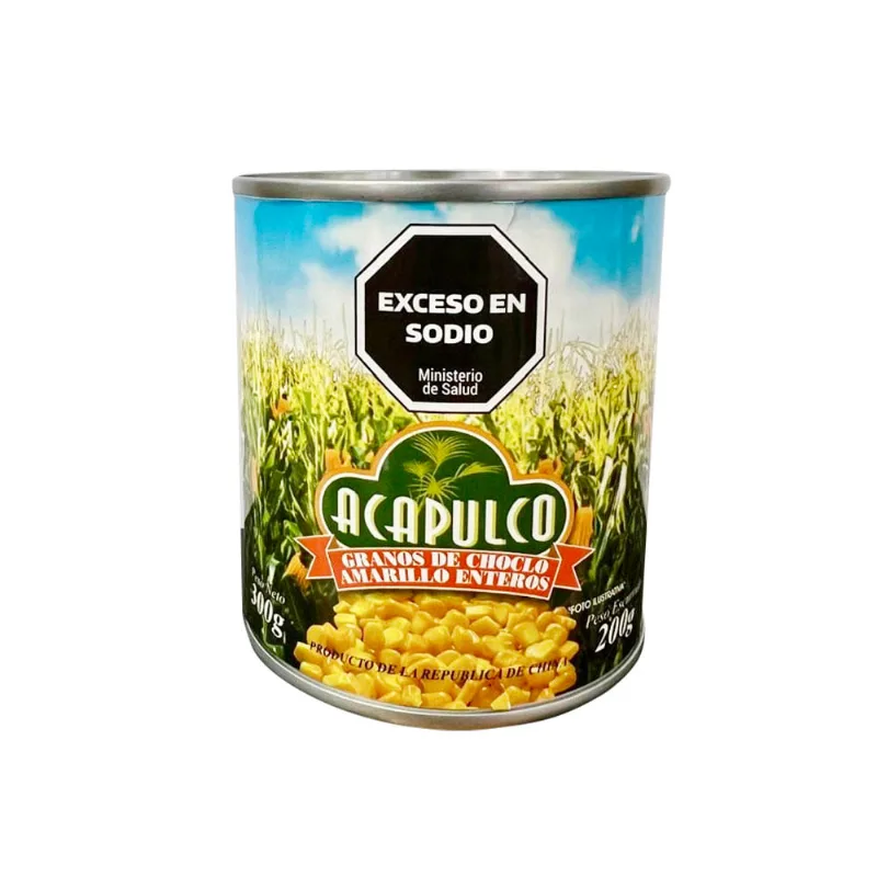 Choclo Desgranado Amarillo Acapulco 300 Gr