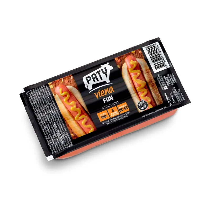 Salchichas Paty Fun viena 6 u.