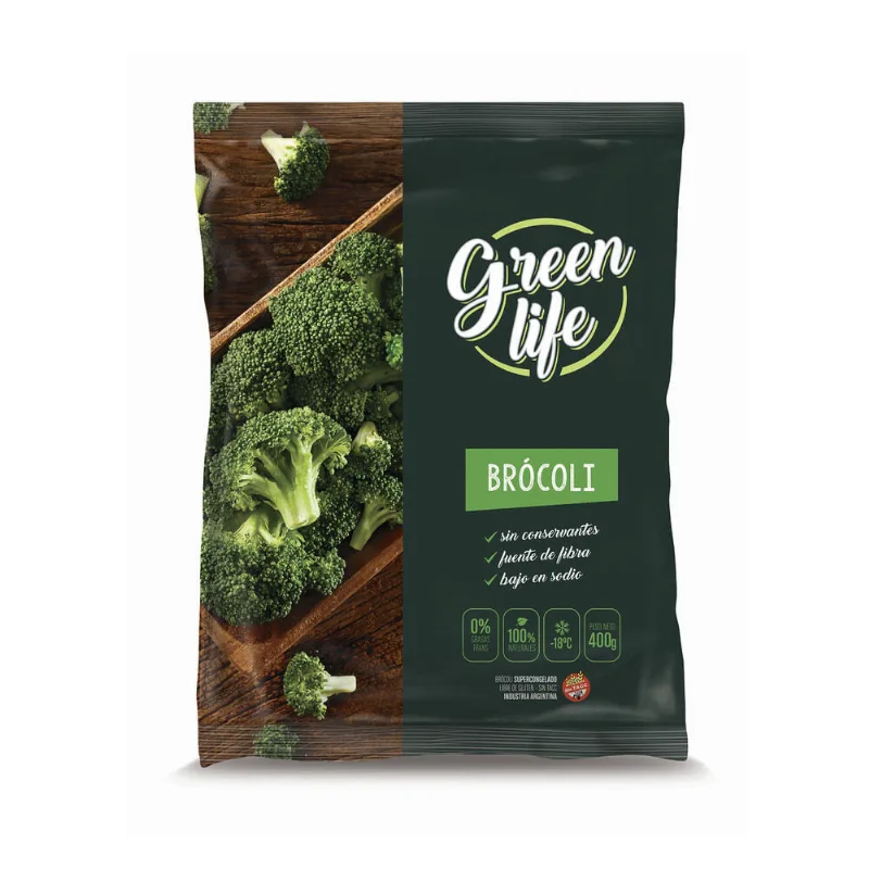 Brócoli congelado Green Life 400 g.
