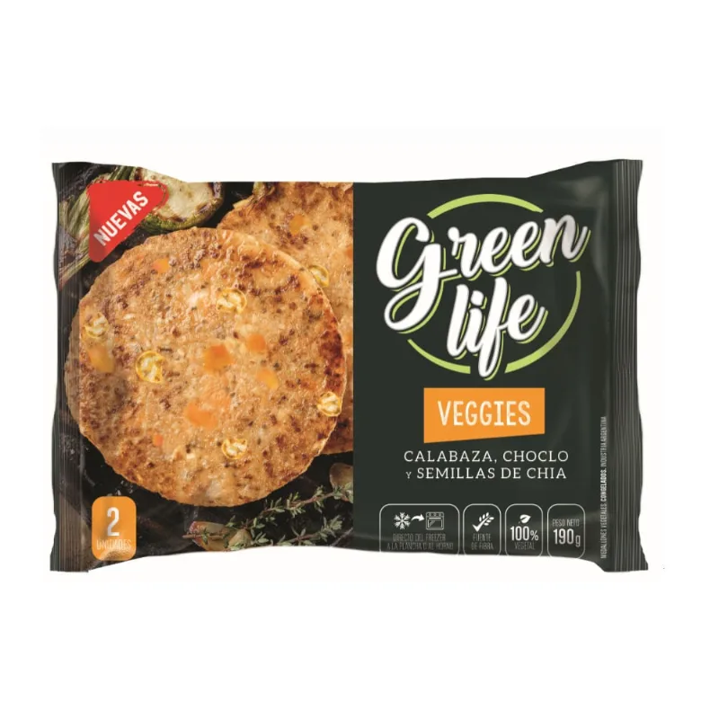 Medallon Calabaz Y Cho Green Life X 190g Medallon Calabaza Y Choclo Green Life X 190g