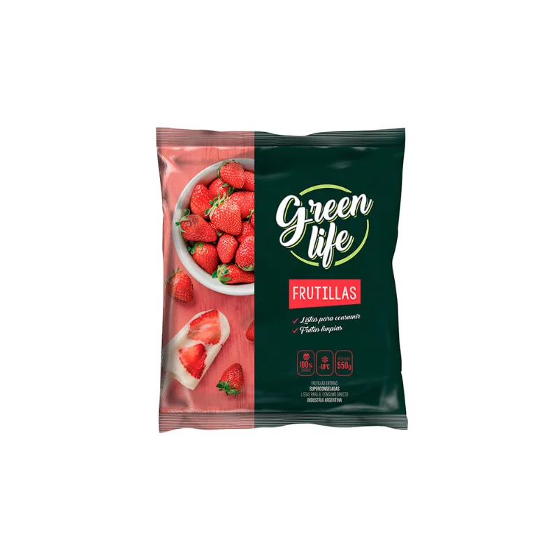 Frutillas Green Life 550 Gr