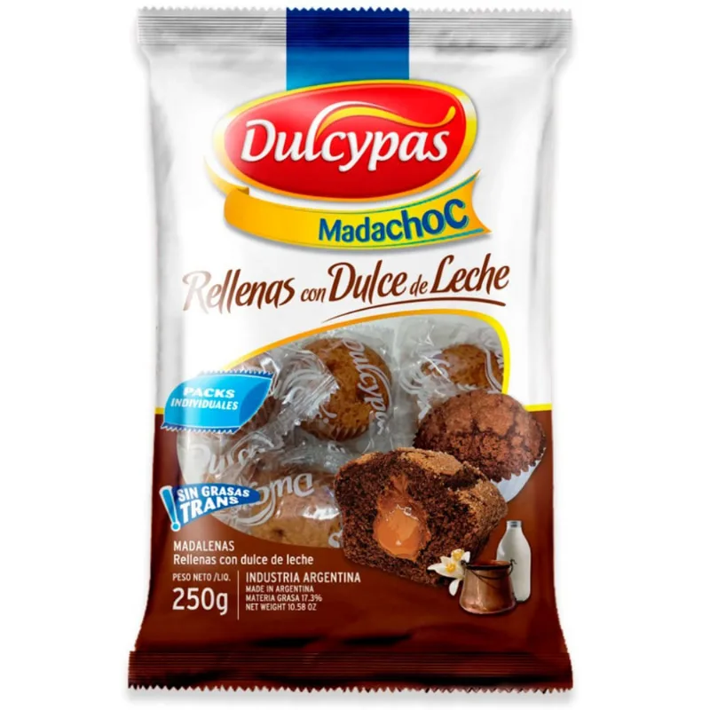 Madalenas Dulcypas madachoc 220 g.