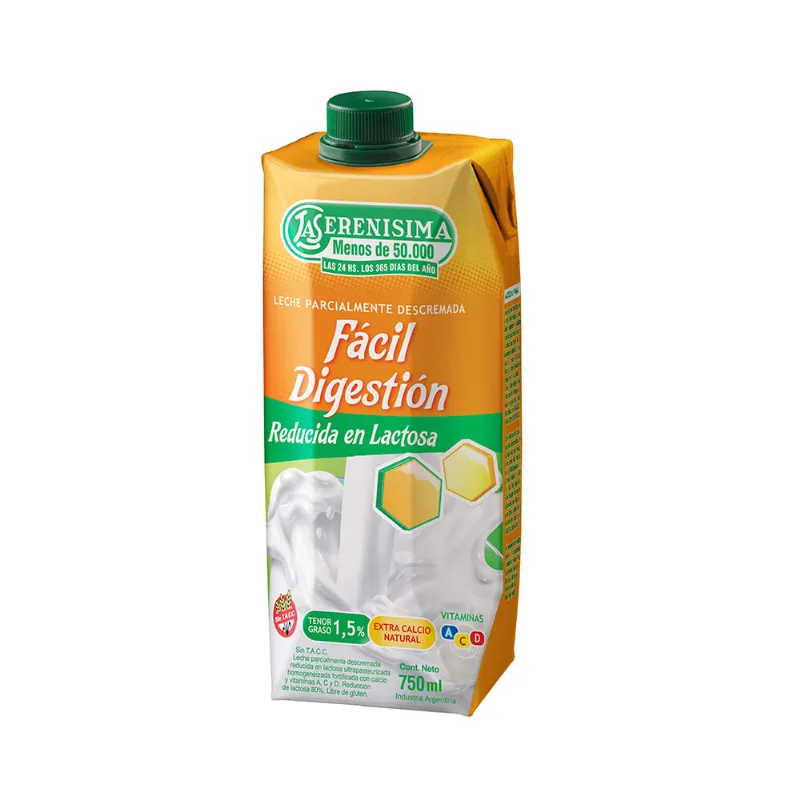 Leche Descremada La Serenisima Reducida En Lactosa Leche Descremada La Serenísima Reducida En Lactosa 750 Ml
