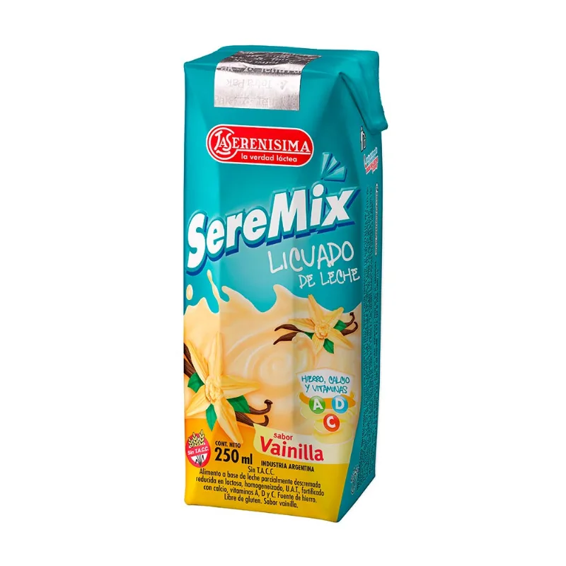 Seremix Licuado De Leche - Vainilla X 250ml Seremix Licuado Vainilla 250 Ml
