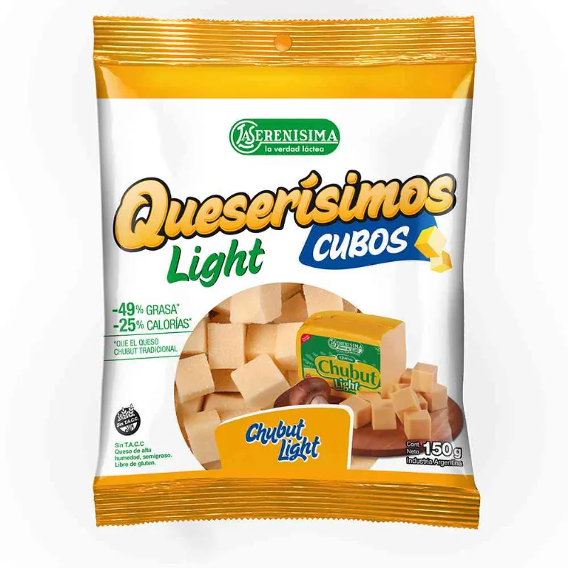 Queso La Serenísima Light En Cubo 150 Gr