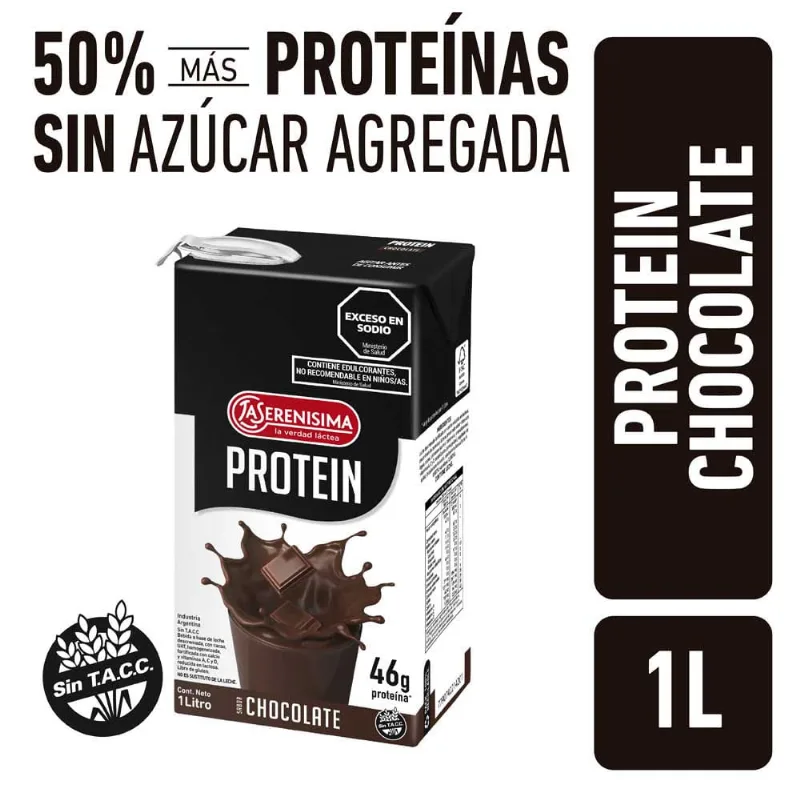 Leche La Serenisima Protein Con Chocolate 1l
