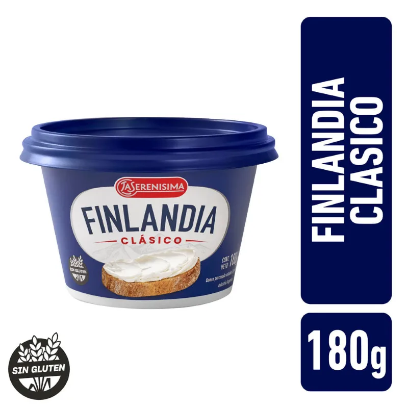 Queso Untable Finlandia Clásico 180 Gr
