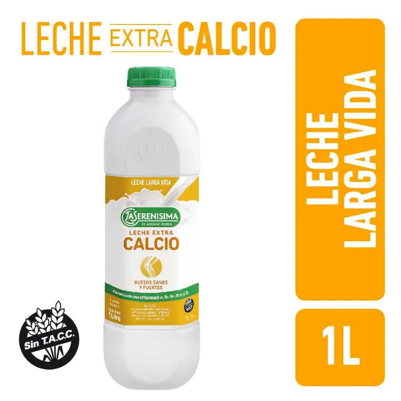 Leche Uat Descremada La Serenisima Calcio 1l
