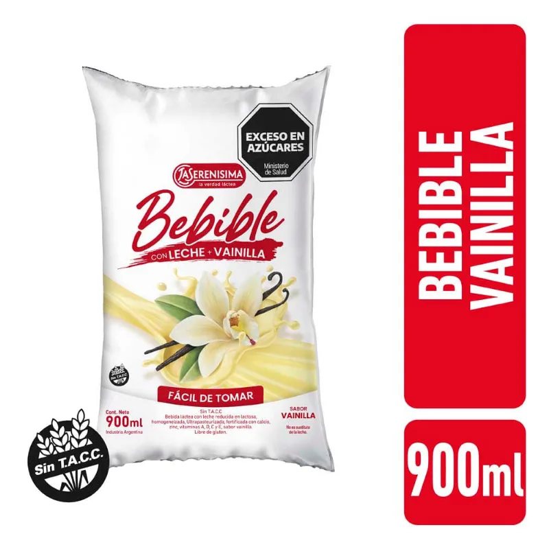 Bebible La Serenisima Vainilla X 900ml Bebible Vainilla La Serenisima Sachet 900ml