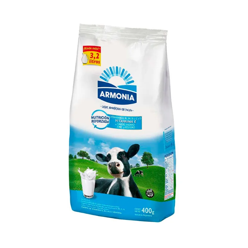 Leche En Polvo Armonia Vit E 400g