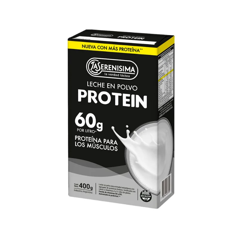 Leche en Polvo Protein 400 Grs La Serenisima