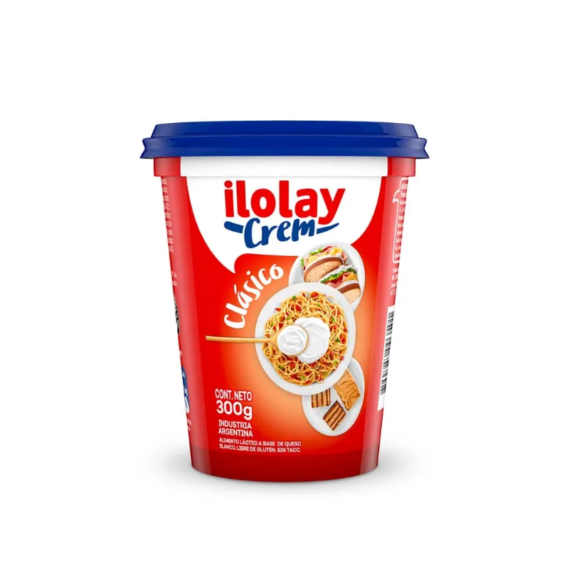 Queso Untable Ilolay Clasico Pote 300 Gr
