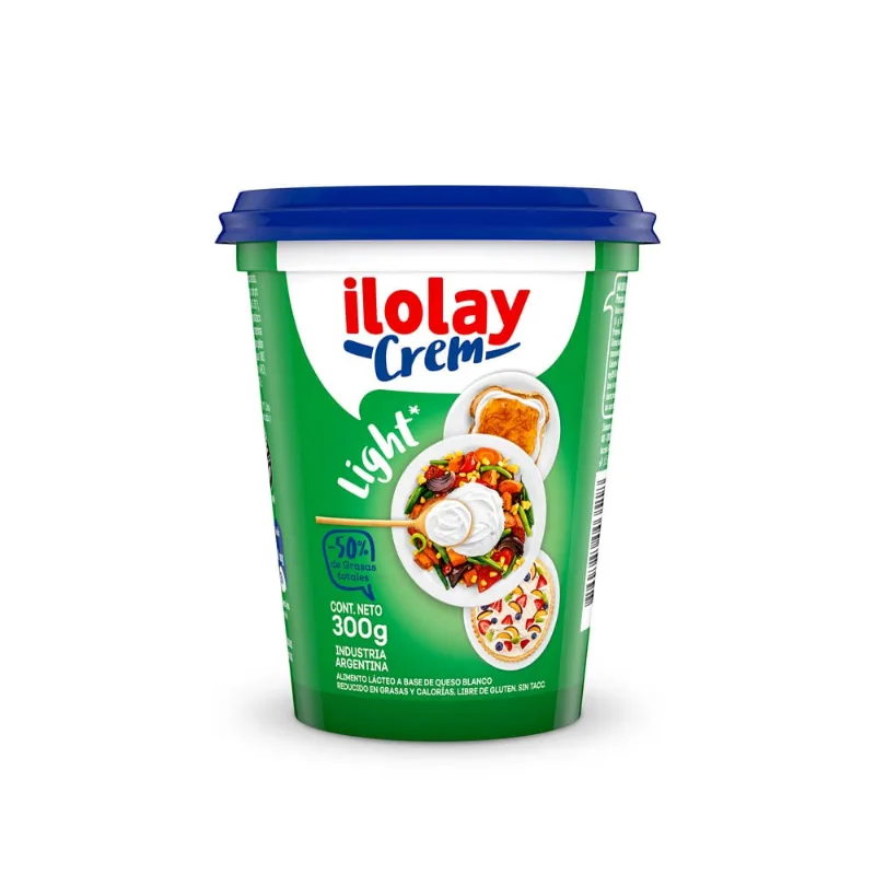 Queso Blan.ilolaycrem Lightx300g