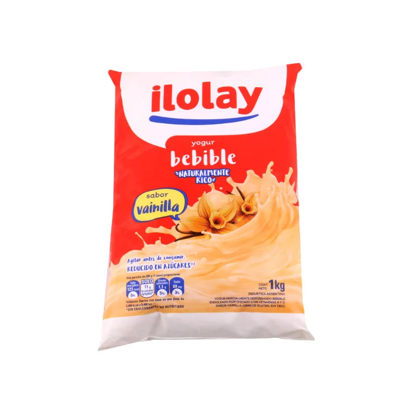 Yogur sabor Vainilla Bebible 1 Kg Ilolay