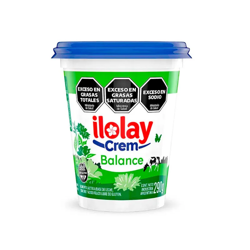 Quesos Crema Crem Balance X 290 Gr Ilolay