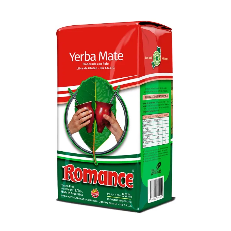 Yerba Mate con Palo 500 Grs Romance