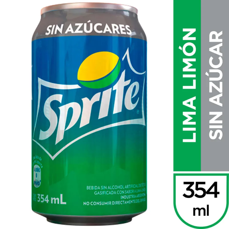 Gaseosaa Sprite Lima Limon Diet Lta. X 354 Cc.