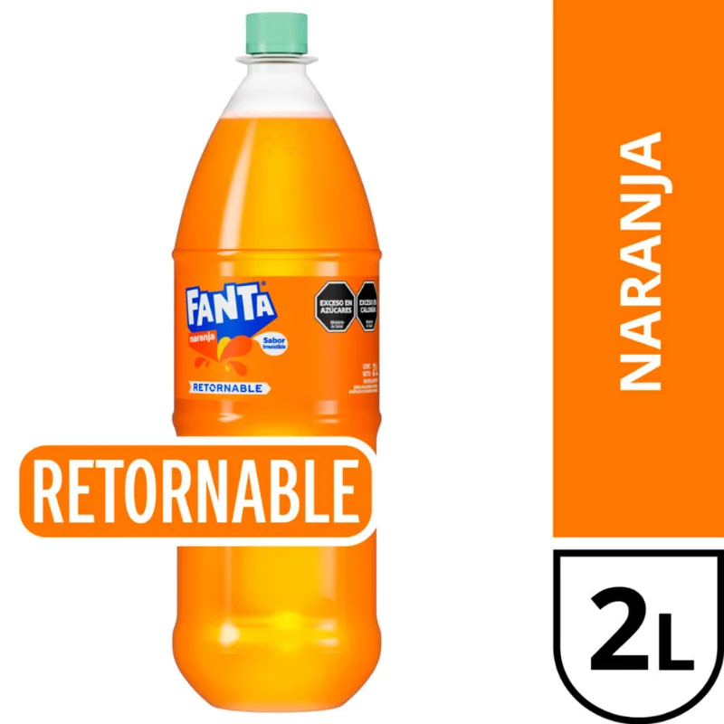 Gaseosa Sabor Naranja Retornable 2 Lts Fanta