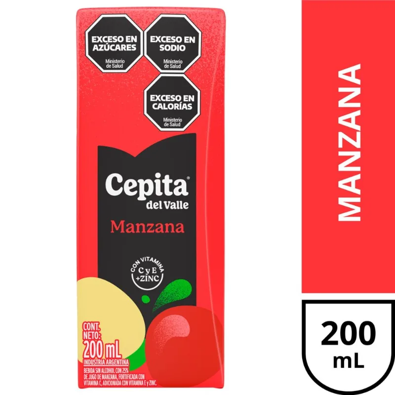 Jugo Cepita del Valle Manzana 200 ml